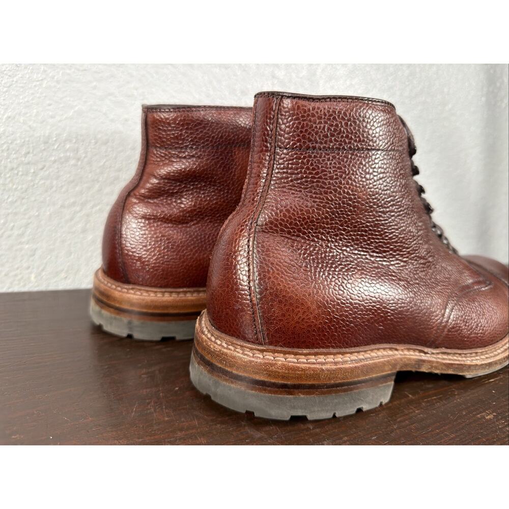 Brogue Alden D7812HC Jumper Boot Brown Scotch Grain Barrie Last Men’s Size 9 B - Picture 4 of 13